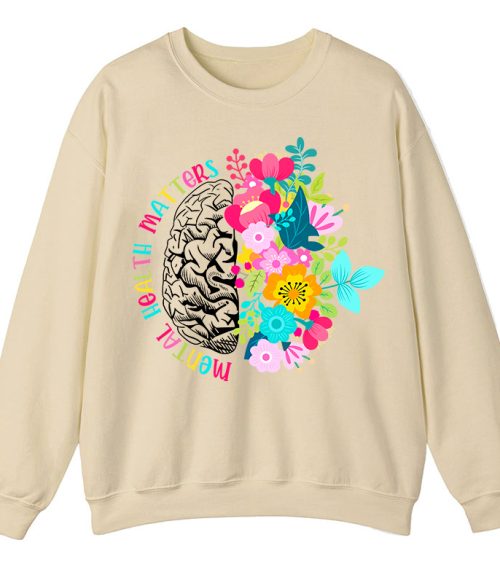 Mental Health Matters Teacher Sweatshirt