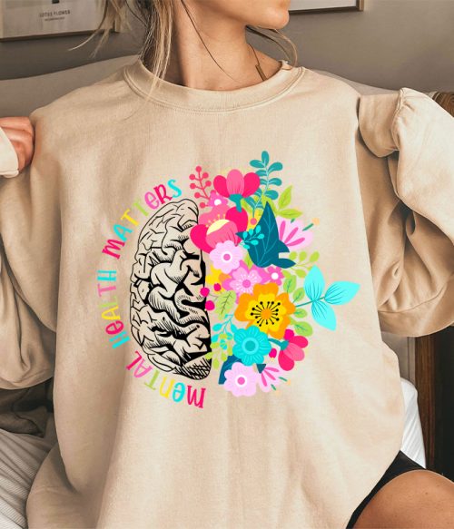 Mental Health Matters Teacher Sweatshirt