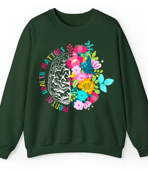 Mental Health Matters Teacher Sweatshirt