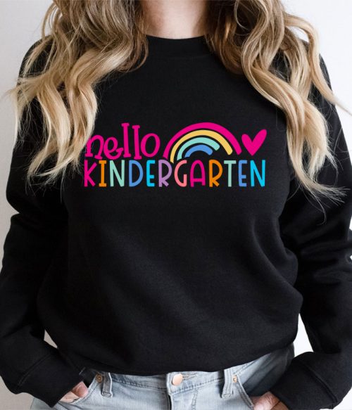 Personalized Hello Teacher Sweatshirt