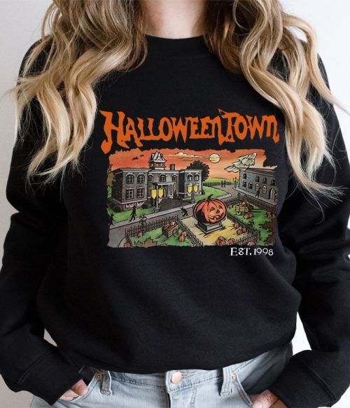 Halloween Town Teacher Sweatshirt