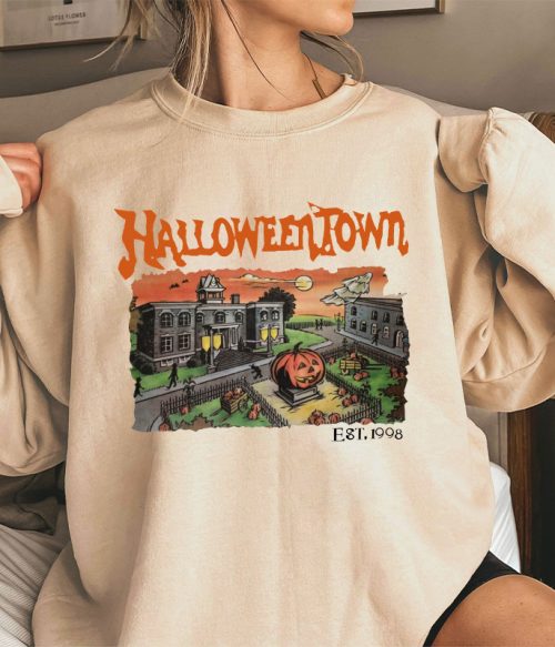 Halloween Town Teacher Sweatshirt