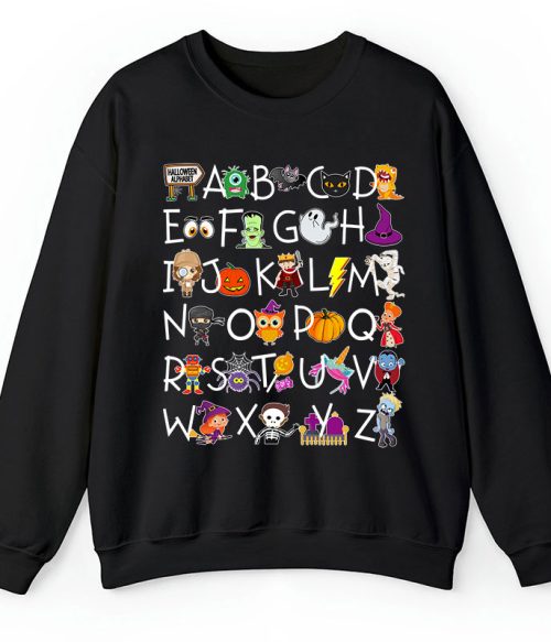 Halloween Alphabet Teacher Sweatshirt