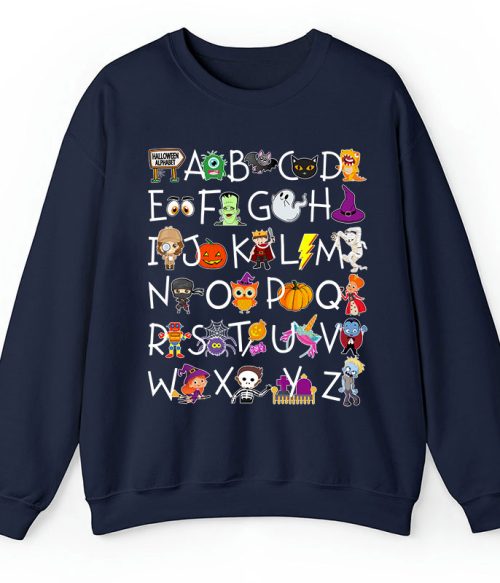 Halloween Alphabet Teacher Sweatshirt