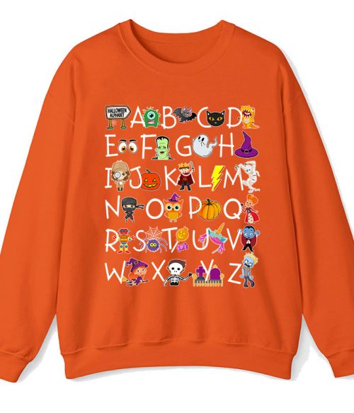 Halloween Alphabet Teacher Sweatshirt