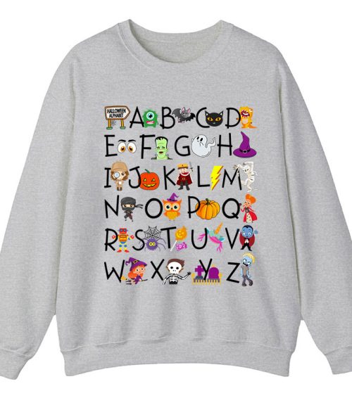 Halloween Alphabet Teacher Sweatshirt