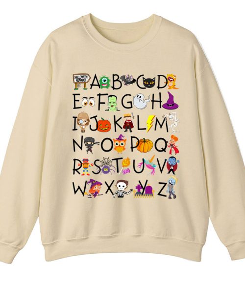 Halloween Alphabet Teacher Sweatshirt