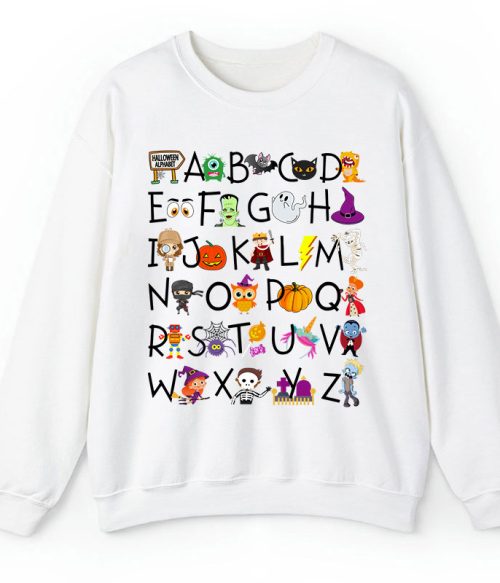 Halloween Alphabet Teacher Sweatshirt