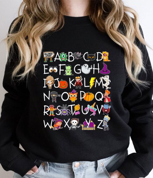 Halloween Alphabet Teacher Sweatshirt