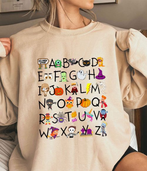 Halloween Alphabet Teacher Sweatshirt