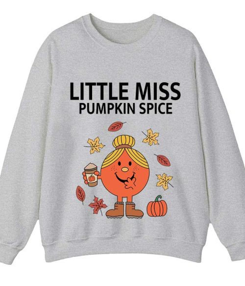 Little Miss Pumpkin Spice Teacher Sweatshirt