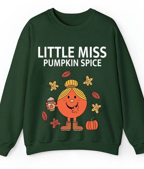 Little Miss Pumpkin Spice Teacher Sweatshirt