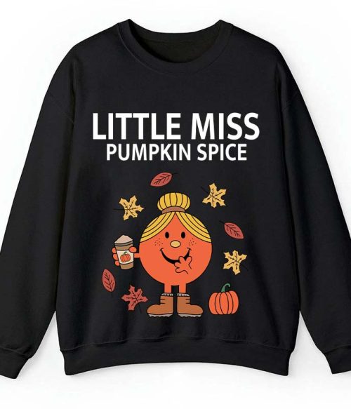 Little Miss Pumpkin Spice Teacher Sweatshirt