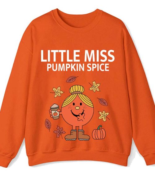 Little Miss Pumpkin Spice Teacher Sweatshirt