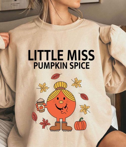 Little Miss Pumpkin Spice Teacher Sweatshirt