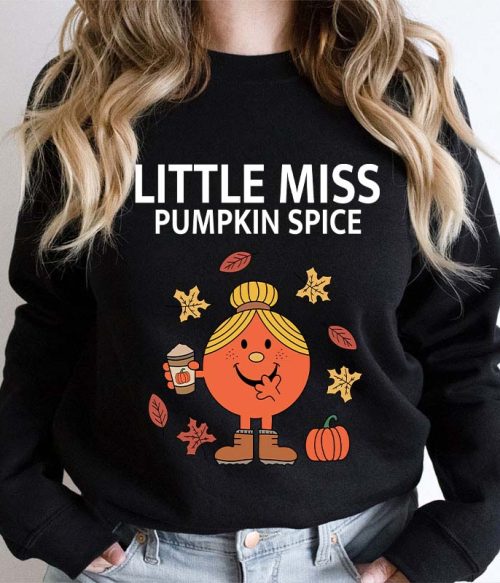 Little Miss Pumpkin Spice Teacher Sweatshirt