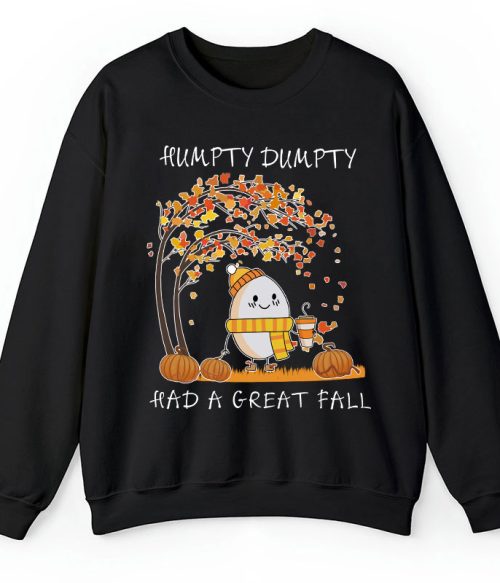 Humpty Happy Autumn Happy Fall Teacher Sweatshirt