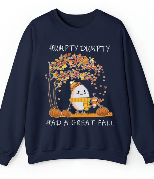 Humpty Happy Autumn Happy Fall Teacher Sweatshirt