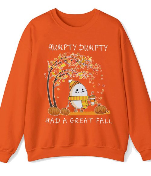 Humpty Happy Autumn Happy Fall Teacher Sweatshirt