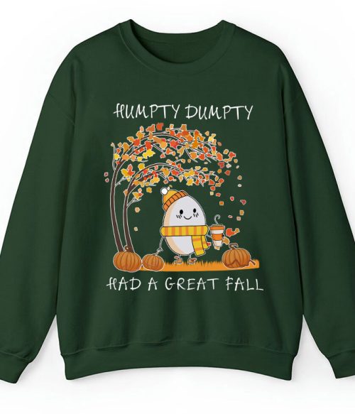 Humpty Happy Autumn Happy Fall Teacher Sweatshirt