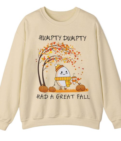 Humpty Happy Autumn Happy Fall Teacher Sweatshirt