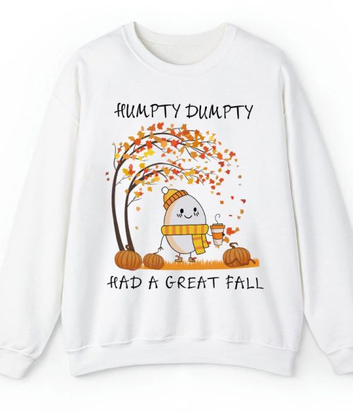 Humpty Happy Autumn Happy Fall Teacher Sweatshirt