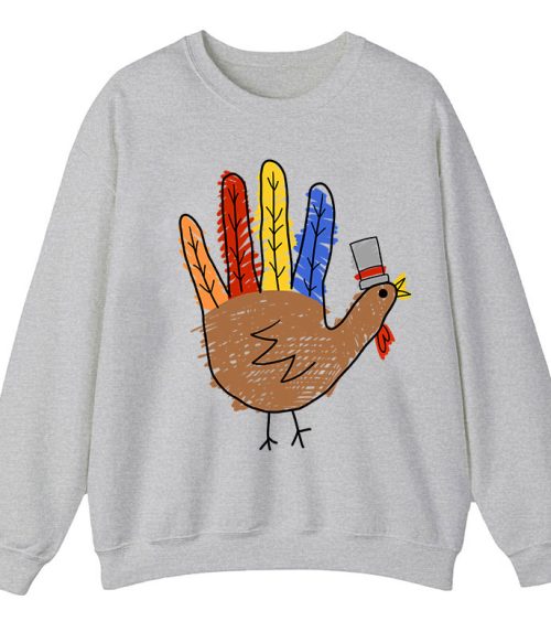 Hand Painted Turkey Teacher Sweatshirt