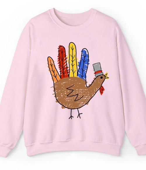 Hand Painted Turkey Teacher Sweatshirt
