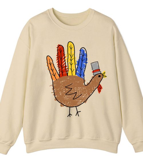 Hand Painted Turkey Teacher Sweatshirt