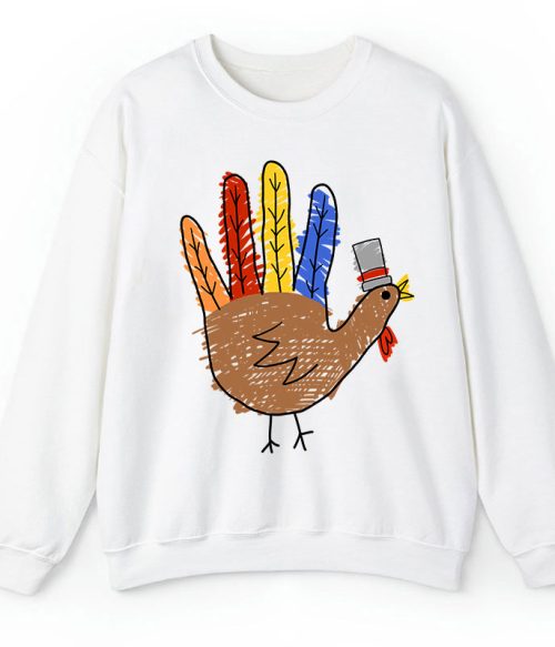 Hand Painted Turkey Teacher Sweatshirt