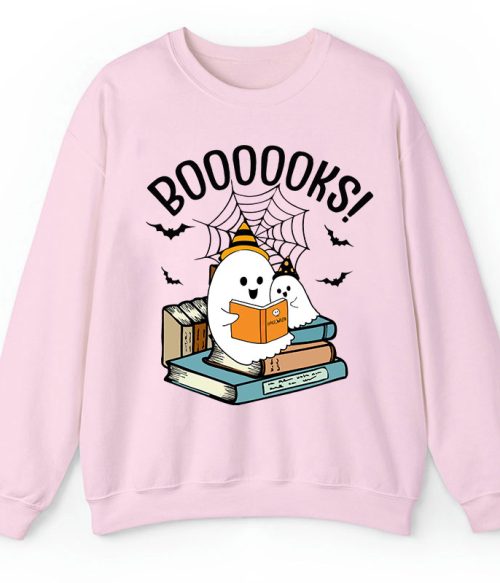 Halloween Boooooks Teacher Sweatshirt