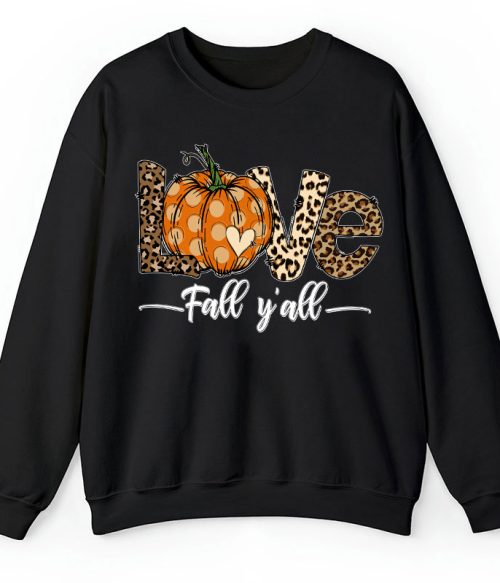 Love Fall You All Teacher Sweatshirt