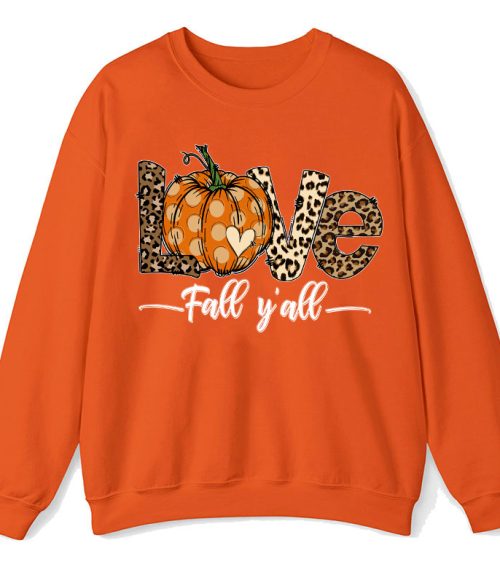 Love Fall You All Teacher Sweatshirt