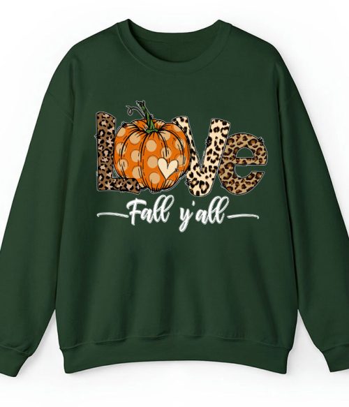 Love Fall You All Teacher Sweatshirt