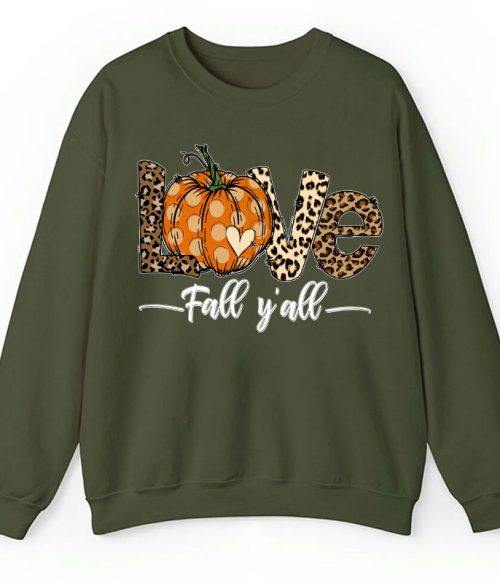 Love Fall You All Teacher Sweatshirt