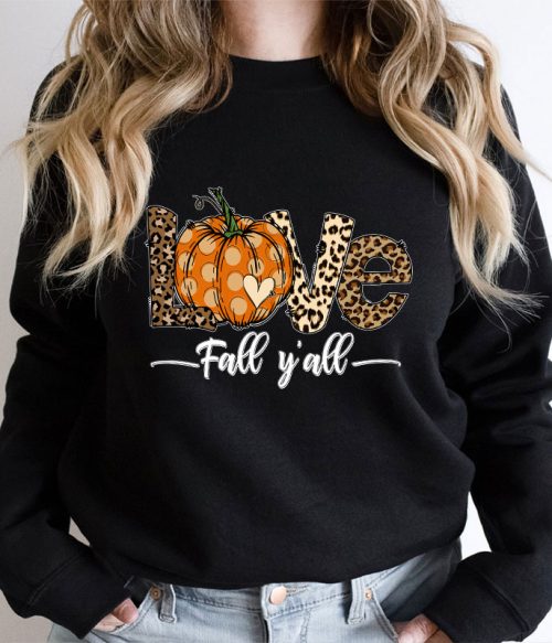 Love Fall You All Teacher Sweatshirt