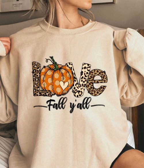 Love Fall You All Teacher Sweatshirt