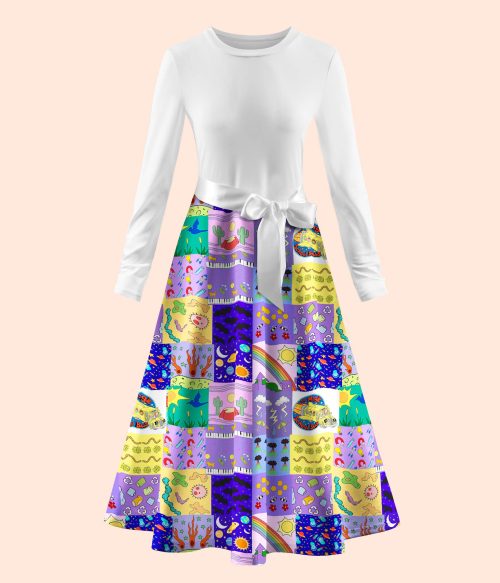 Take Chances Make Mistakes Get Messy Teacher Long Sleeve Dress