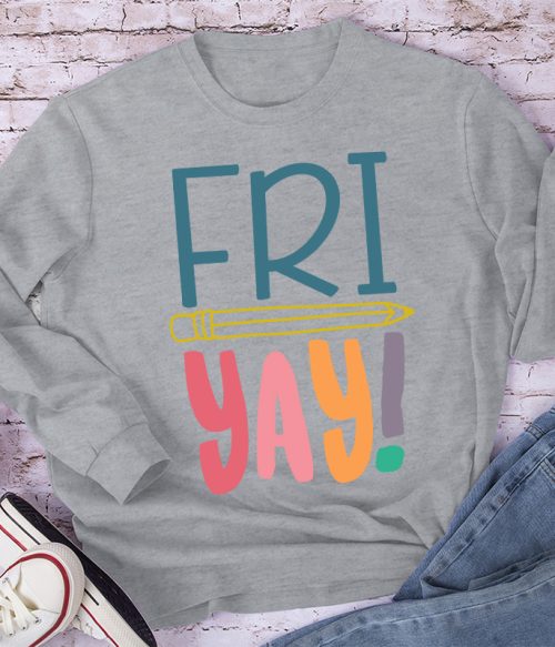 Happy Teacher Life Long Sleeve T-Shirt