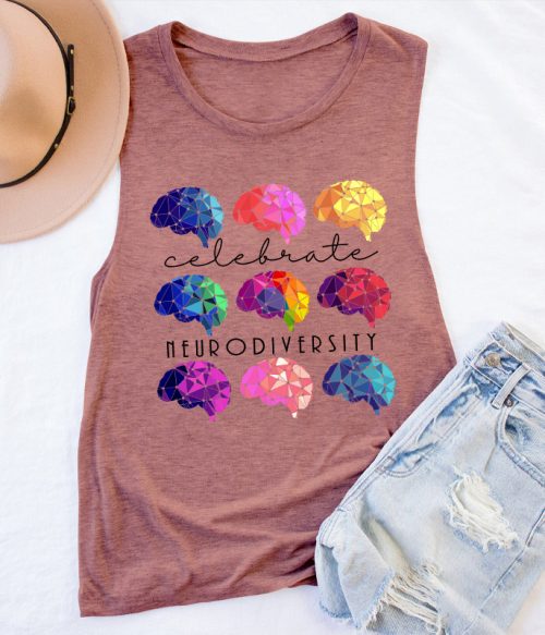 Celebrate Neurodiversity Teacher Tank Top