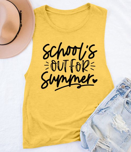 School's Out For Summer Teacher Tank Top
