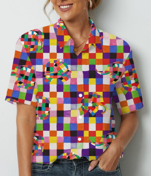 The Patchwork Elephant Teacher Short Sleeve Shirt