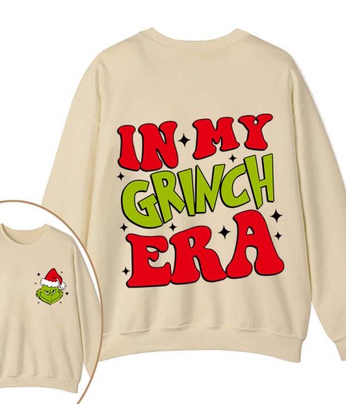 In My Christmas Era Teacher Two Sided Sweatshirt