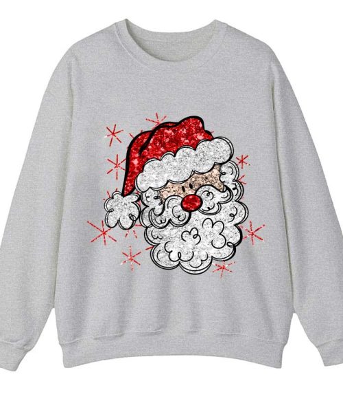 Santa Claus Christmas Teacher Sweatshirt