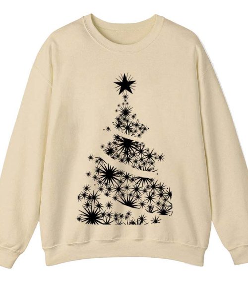 Shining Stars Christmas Tree Teacher Sweatshirt
