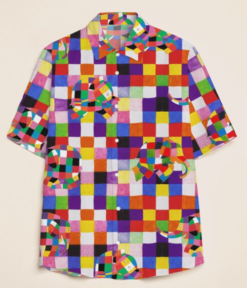 The Patchwork Elephant Teacher Short Sleeve Shirt