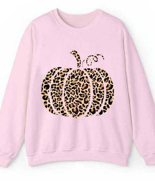 Leopard Pumpkin Teacher Sweatshirt