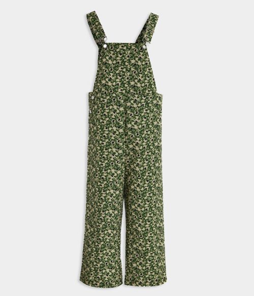 Floral Printed Casual Overalls