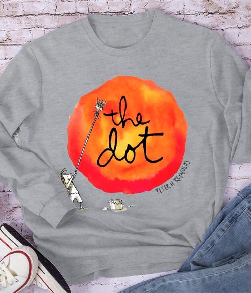 Draw A Dot Teacher Long Sleeve T-Shirt