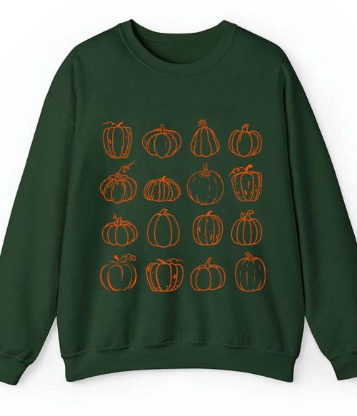 Pumpkins We Are All Different Teacher Sweatshirt